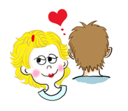 Just a day of life with lovely friends sticker #7599216