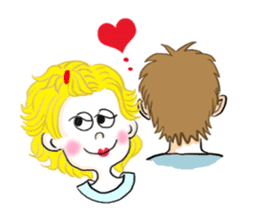 Just a day of life with lovely friends sticker #7599216
