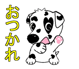 I Love  Dalmatian sticker #7599272