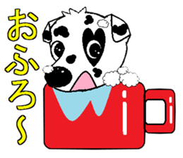 I Love  Dalmatian sticker #7599276