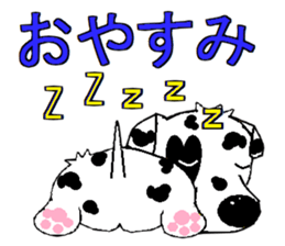 I Love  Dalmatian sticker #7599278