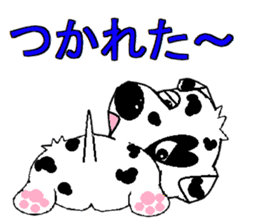 I Love  Dalmatian sticker #7599289