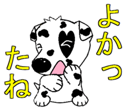 I Love  Dalmatian sticker #7599297