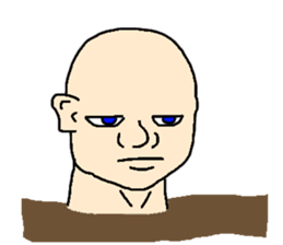 Man from the ground sticker #7599462