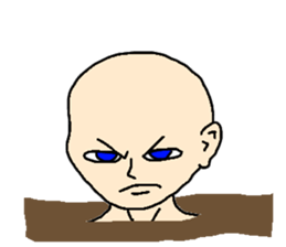 Man from the ground sticker #7599469