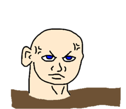 Man from the ground sticker #7599473