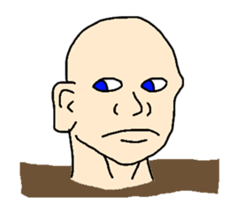 Man from the ground sticker #7599479