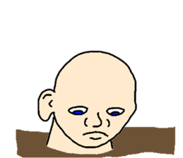 Man from the ground sticker #7599482