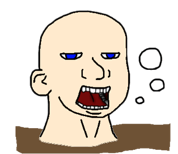 Man from the ground sticker #7599488