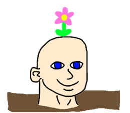 Man from the ground sticker #7599494