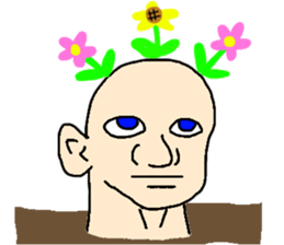 Man from the ground sticker #7599495