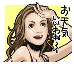 KUMIKO TAKEDA beauty sticker sticker #7599614