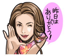 KUMIKO TAKEDA beauty sticker sticker #7599615