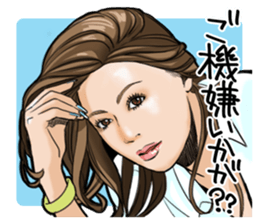 KUMIKO TAKEDA beauty sticker sticker #7599617