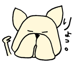 He is frenchbulldog,in Gifu Prefecture sticker #7599633
