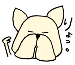 He is frenchbulldog,in Gifu Prefecture sticker #7599633