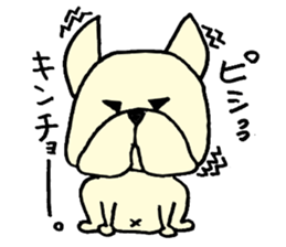 He is frenchbulldog,in Gifu Prefecture sticker #7599652