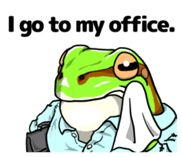 Misfortune of Mr. Amano(English version) sticker #7599706