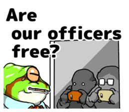 Misfortune of Mr. Amano(English version) sticker #7599717