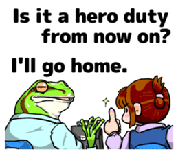 Misfortune of Mr. Amano(English version) sticker #7599725