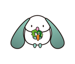 Fat Ear Rabbit sticker #7599824