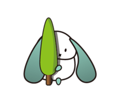 Fat Ear Rabbit sticker #7599828