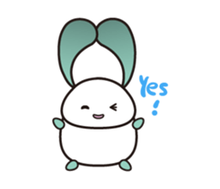 Fat Ear Rabbit sticker #7599829