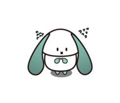 Fat Ear Rabbit sticker #7599834