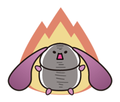 Fat Ear Rabbit sticker #7599846