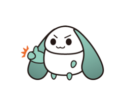 Fat Ear Rabbit sticker #7599851