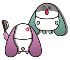 Fat Ear Rabbit sticker #7599853