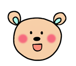 Gentle bear! sticker #7600061