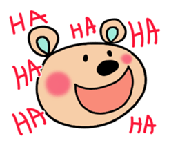 Gentle bear! sticker #7600086