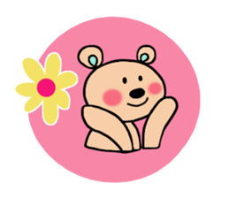 Gentle bear! sticker #7600087