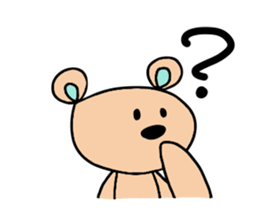 Gentle bear! sticker #7600093