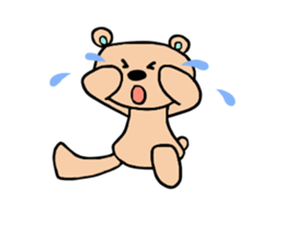 Gentle bear! sticker #7600096