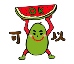 Taiwan  Fruits sticker #7600388