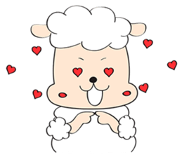 Cotton candy sheep~ sticker #7600659