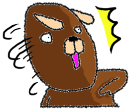 It is a negative dog. sticker #7601645