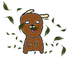 It is a negative dog. sticker #7601647