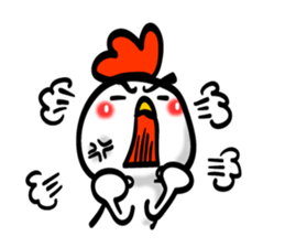 Easy to use Taiwanese & Jp Chicken 0-2 sticker #7601860