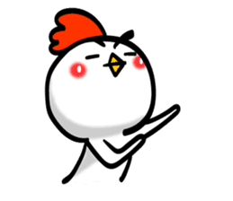 Easy to use Taiwanese & Jp Chicken 0-2 sticker #7601863
