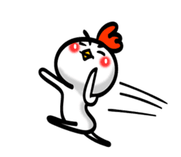 Easy to use Taiwanese & Jp Chicken 0-2 sticker #7601881