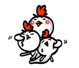 Easy to use Taiwanese & Jp Chicken 0-2 sticker #7601895