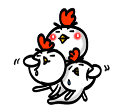 Easy to use Taiwanese & Jp Chicken 0-2 sticker #7601895