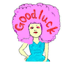 The Candy colors girls sticker #7601980