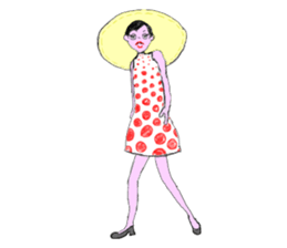 The Candy colors girls sticker #7601981