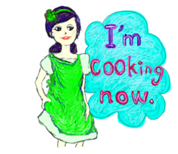 The Candy colors girls sticker #7601985