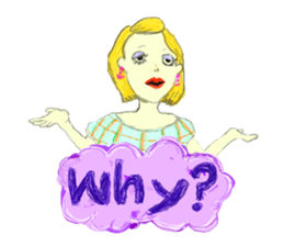 The Candy colors girls sticker #7601992