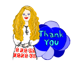 The Candy colors girls sticker #7601995